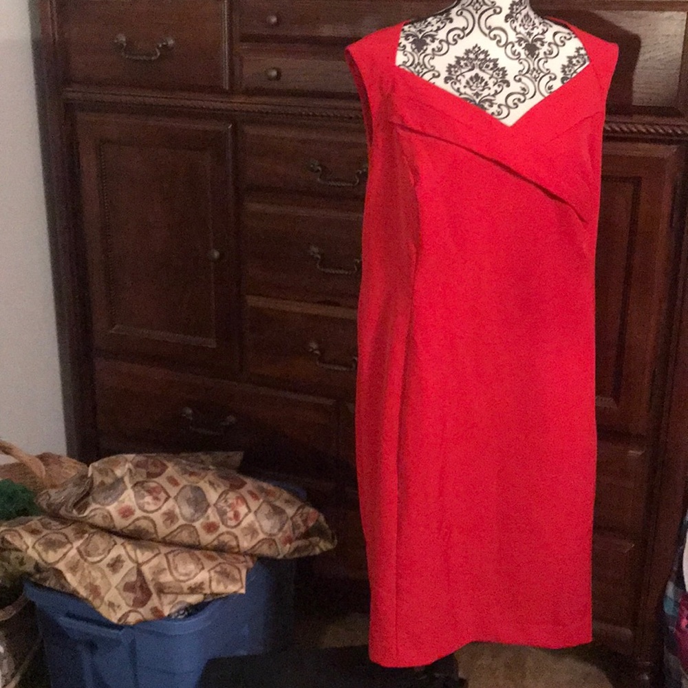 Red dress
